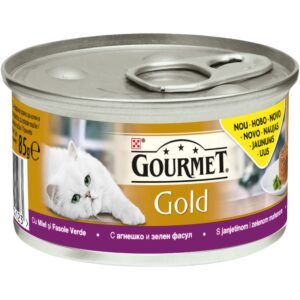 Gourmet Gold Savoury Cake cu Miel si Fasole Verde 85gr