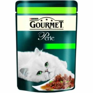 Gourmet Perle Mini Fileuri in Sos cu Vanat si Legume 85gr