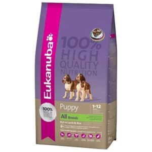 Eukanuba Puppy Miel si Orez 15kg