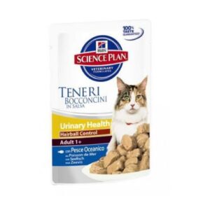 Hill's SP Adult Urinary & Hairball Control cu Peste Oceanic 85gr