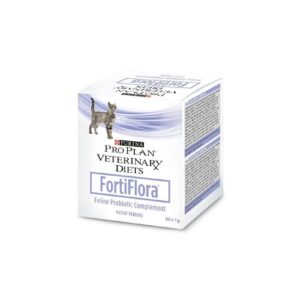 FortiFlora Pro Plan Veterinary Diets, supliment nutritiv probiotic pentru pisici, 30 de plicuri
