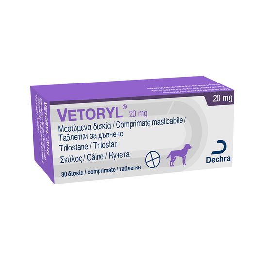 VETORYL 20MG SMART-TAB TRATAMENT HIPERADRENOCORTICISM LA CAINI (30TABLETE/CUTIE)